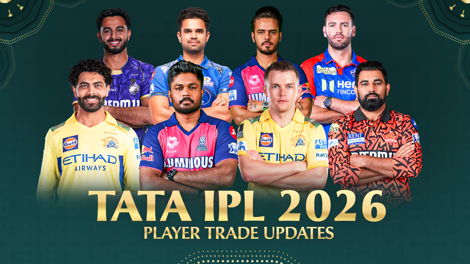 IPL 2026 all teams and captains - lazer247
